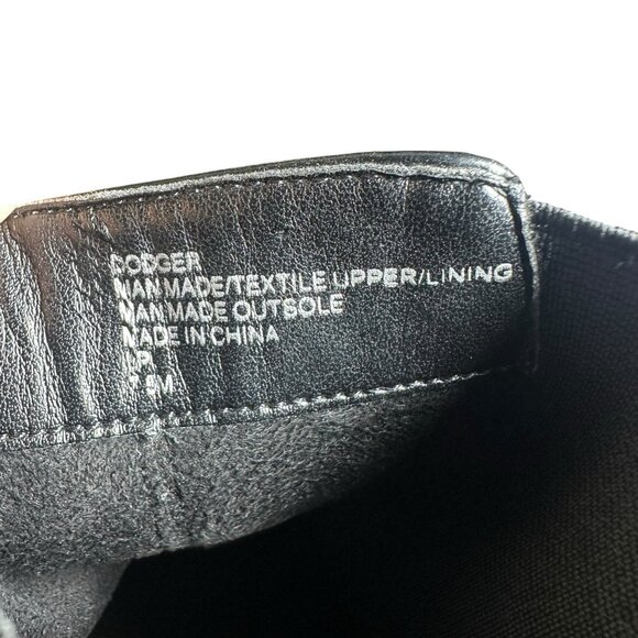 Charles David Sz 7.5 Dodger Black Pointed Toe Studded Ankle Chelsea Boots Moto - Picture 12 of 12